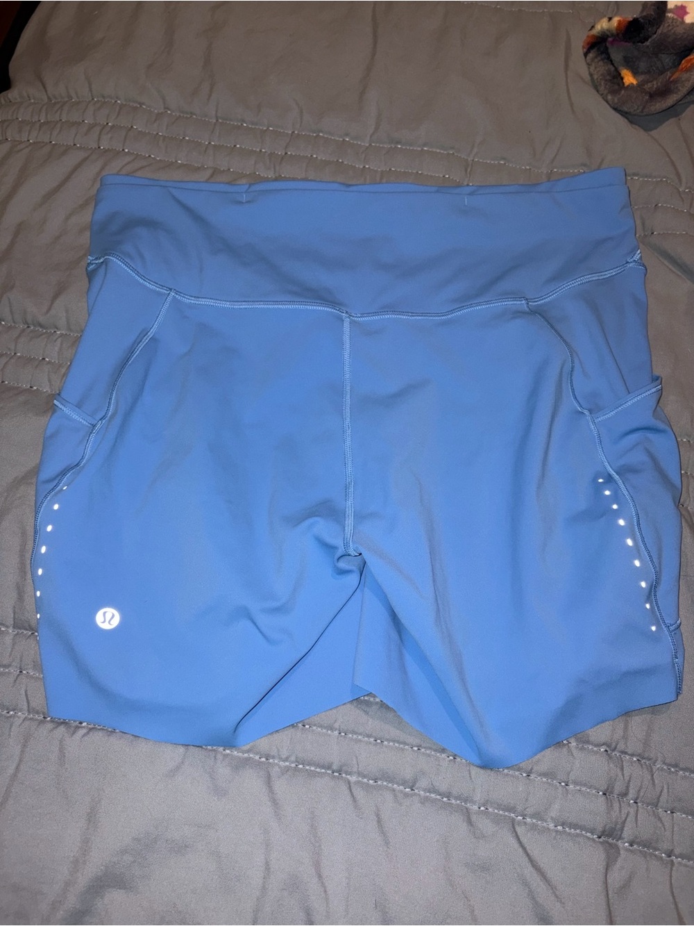lululemon athletica Light Blue High-Rise Athletic Shorts